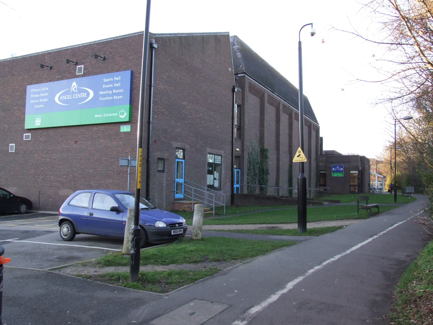 The existing Angel Centre in Tonbridge, which stays open while its replacement is built